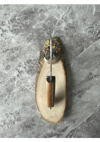 Ceviz Kabzeli El Yapımı Kılıflı Mini Kamp ve Av Bıçağı – 19,5 cm modelleri