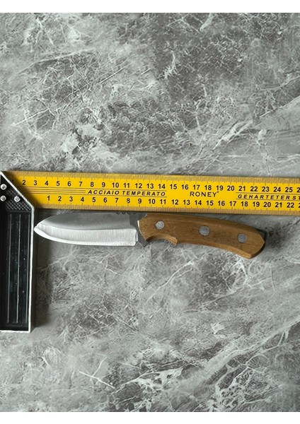 Ceviz Kabzeli El Yapımı Kılıflı Mini Kamp ve Av Bıçağı – 19,5 cm indirimleri