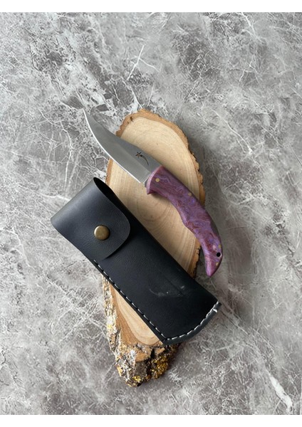 Epoksi Kamp Çakısı – 8 cm Namlu – Sırttan Kilitli – Kılıf Dahil – El Yapımı fiyatları