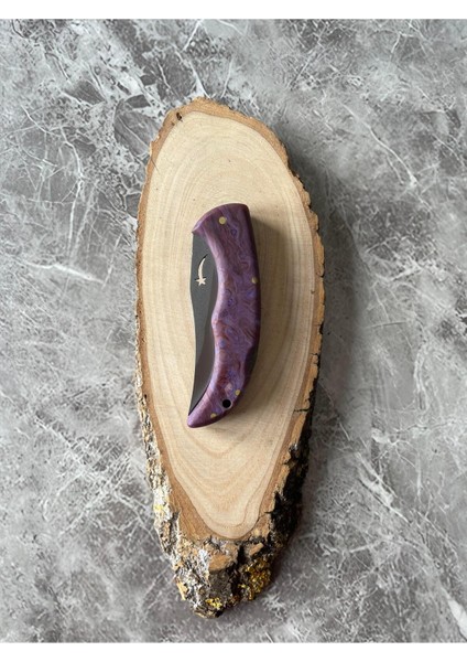 Epoksi Kamp Çakısı – 8 cm Namlu – Sırttan Kilitli – Kılıf Dahil – El Yapımı indirimleri