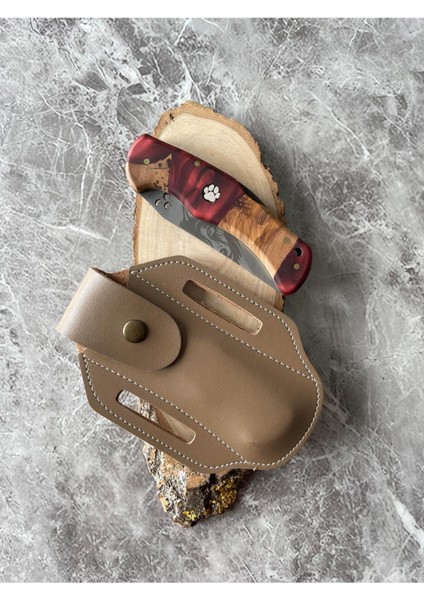 Kurt Gravürlü Hibrit Bordo Epoksi Kabzeli Kamp Çakısı – 20,5 cm fırsatları