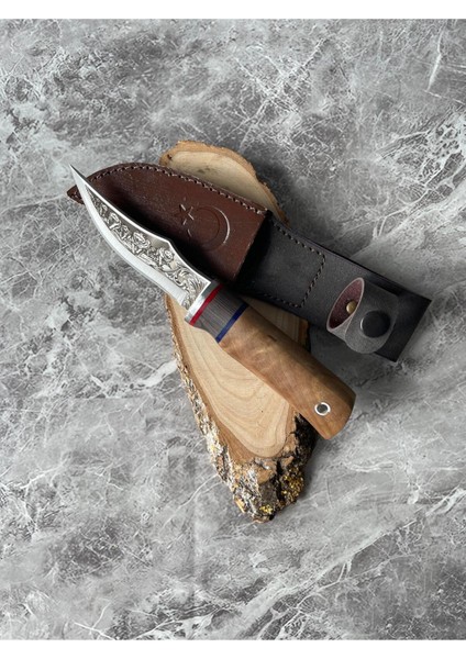 Gravürlü Ceviz Kamp Bıçağ 22,5 cm fiyatları
