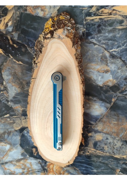 Beyefendi Çakı – 21 cm Mavi-Gümüş Metal Kabze fiyatları