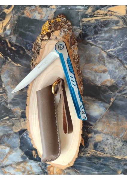 Beyefendi Çakı – 21 cm Mavi-Gümüş Metal Kabze fırsatları