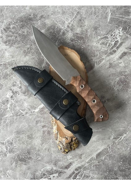 4116 Çelik Kamp ve Av Bıçağı – Dramer Gül Ağacı – 26,5 cm fiyatları