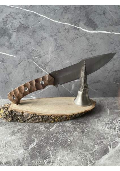 4116 Çelik Kamp ve Av Bıçağı – Dramer Gül Ağacı – 26,5 cm fırsatları