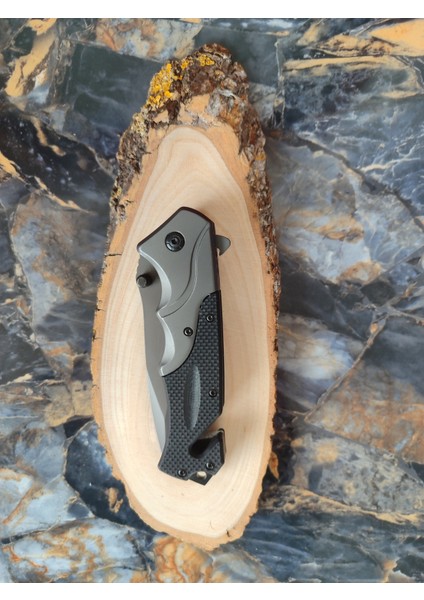 Antrasit Metal Kabzeli Çakı – 21,5 cm fiyatları