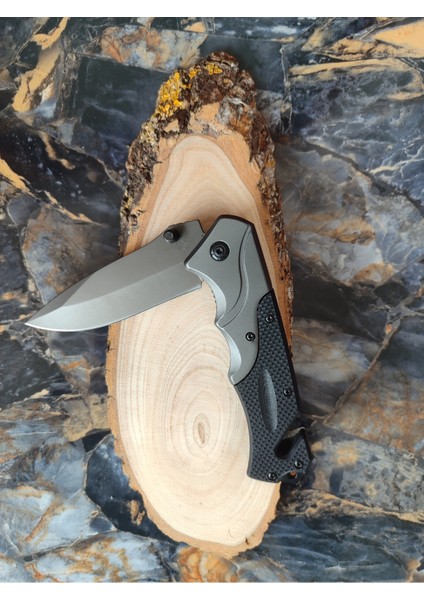 Antrasit Metal Kabzeli Çakı – 21,5 cm fırsatları