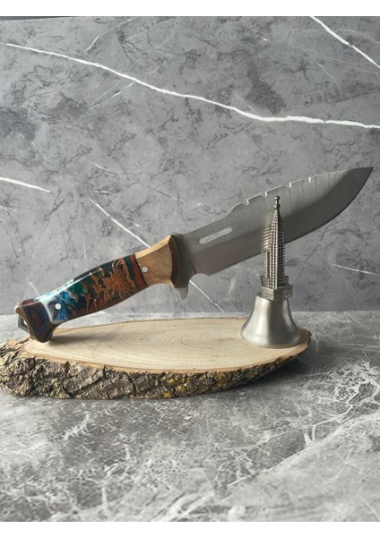 Hibrit Kozalak Kabzeli Paslanmaz Çelik Kamp & Av Bıçağı fırsatları