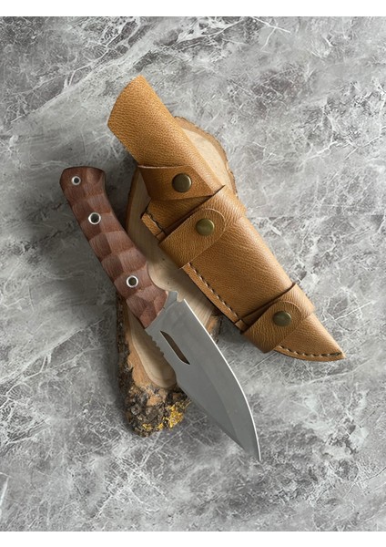 4116 Çelik Kamp ve Av Bıçağı | Dramer Gül Ağacı Kabzeli – 26 cm fiyatları