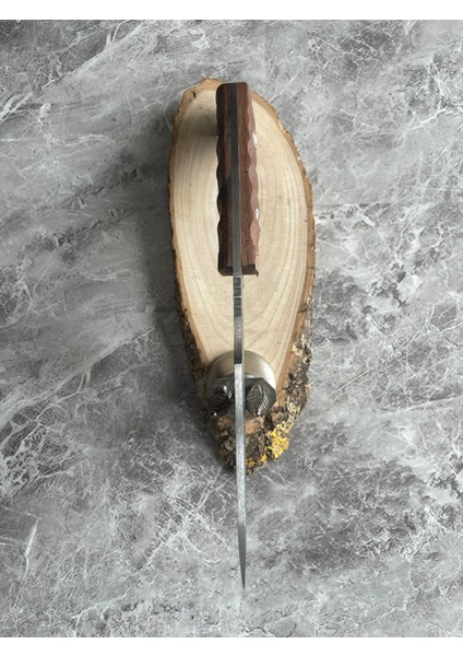 4116 Çelik Kamp ve Av Bıçağı | Dramer Gül Ağacı Kabzeli – 26 cm modelleri