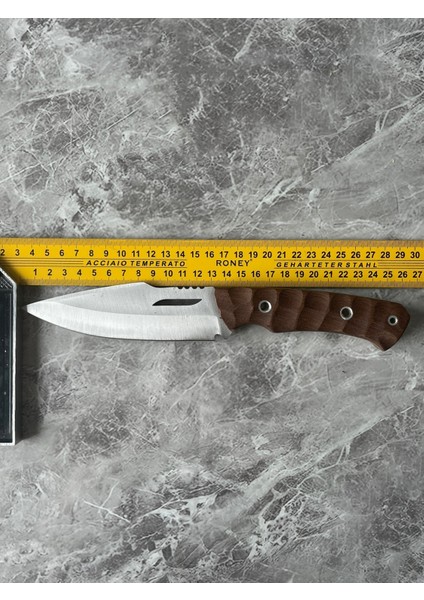 4116 Çelik Kamp ve Av Bıçağı | Dramer Gül Ağacı Kabzeli – 26 cm indirimleri