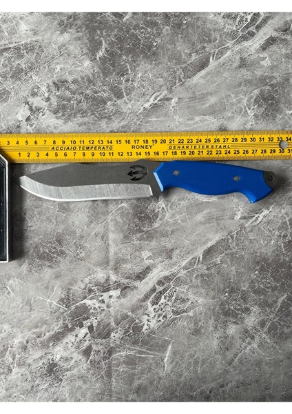 Üç Dişli Mızrak Desenli Kamp Bıçağı – Mavi Kompakt Kabze, Cam Buz kırmalı, Ip takmalı, Kılıflı indirimleri