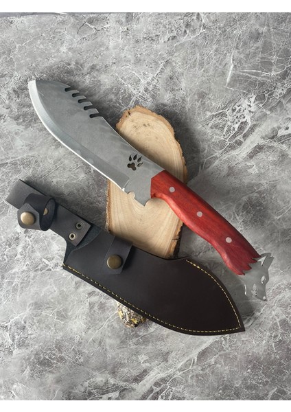 4116 Çelik Pati Desenli Nesbuk Kamp & Av Bıçağı fiyatları