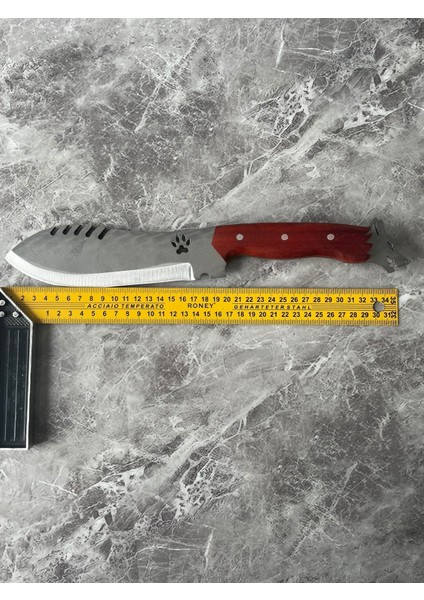 4116 Çelik Pati Desenli Nesbuk Kamp & Av Bıçağı indirimleri