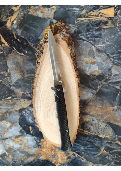 Beyefendi Çakı – Siyah Kompakt, Içten Kilitli, 23 cm