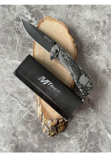 Mtech MT1002E Kamp Çakısı – Karbon Kaplama, Balık Işlemeli Kabze, Klipsli, Outdoor & Hediyelik fiyatları