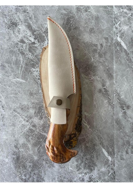Oyma Kartal Başlıklı Ceviz Kabzeli Kamp ve Av Bıçağı – Özel Vaketa Kılıflı, 29 cm indirimleri