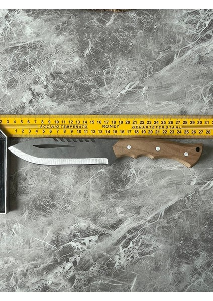 Ceviz Kabzeli Kılıflı Kamp ve Av Bıçağı – 27 cm indirimleri