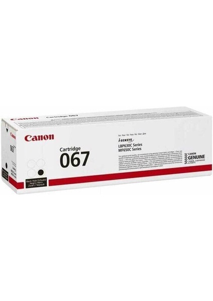 Canon CRG 067 BK Toner
