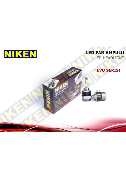 Ampül 12V H15 LED Xenon Set Evo Serisi