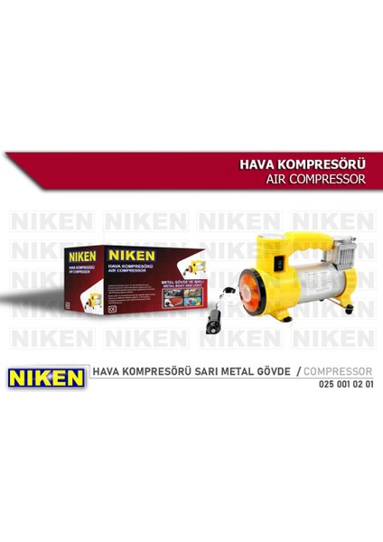Hava Kompresörü Sarı Metal Gövde