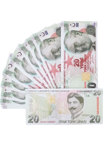 300 Adet 20 Tl Geçersiz Yazılı Para Düğün Nikah Film Parti Şaka Malzemesi