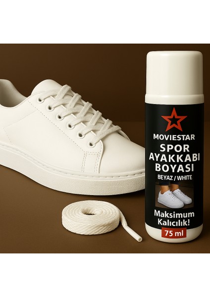 Mece Spor Ayakkabı Bakım Seti Boya ve Bağcık hediyeli