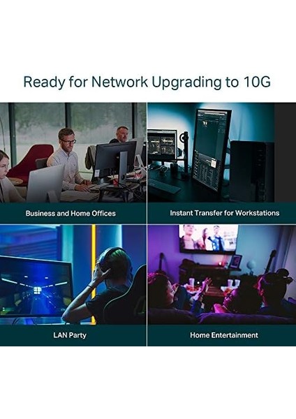 TL-SX1008, 8-Port 10G Desktop/rackmount Switch modelleri