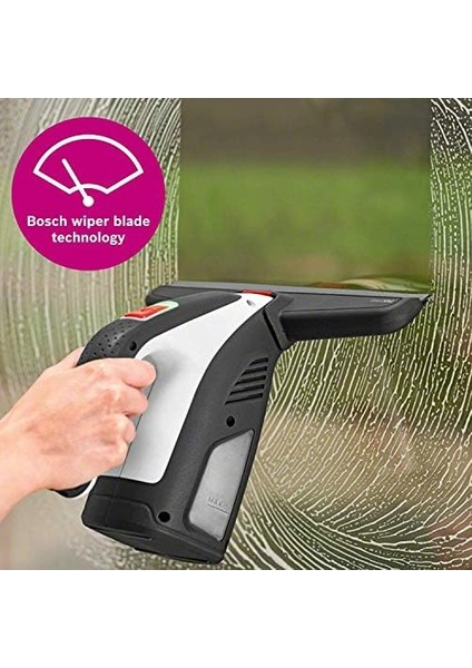 Home And Garden Akülü Pencere Temizleyici, Glassvac Cam Temizleyici, Premium Paket, Pencere, Ayna ve Duş Temizliği Için, Çalışma Süresi Yaklaşık 35 Pencere, Karton Kutuda fiyatları