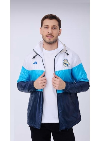 Real Madrid Astarlı İnce Yağmurluk Rüzgarlık fiyatları
