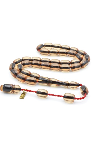 Ebu Sırr Imzalı Kapsül Kesim Şeffaf Katalin Tesbih