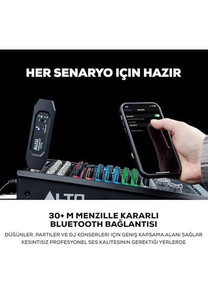 Bluetooth Total 2 - Xlr Donanımlı Şarj Edilebilir Bluetooth Alıcısı, Miksaj Masası/ses Mikseri Kurulumları ve Aktif Pa Sistemleri Için fiyatları