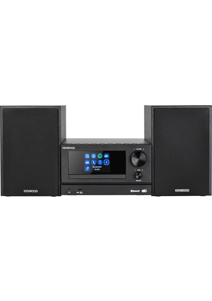 M-7000S-B Mikro Stereo Sistemi, Siyah, Bluetooth, Usb, CD ve Radyo Dab+ Veya Fm ile