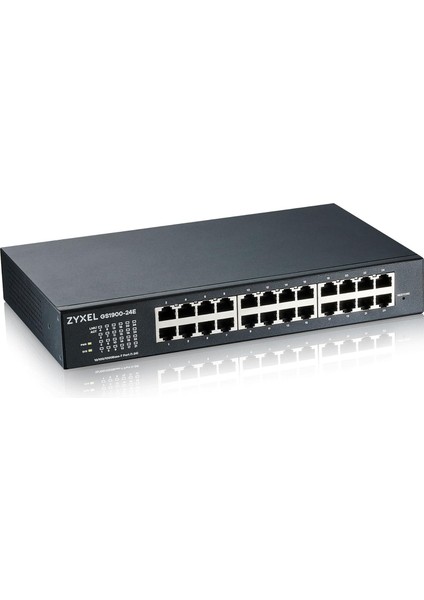 24-Port 10/100/1000 Gigabit Switch | Smartmanaged | Masaüstü / Raf Tipi ve Fansız | Vlan, Igmp, Qos