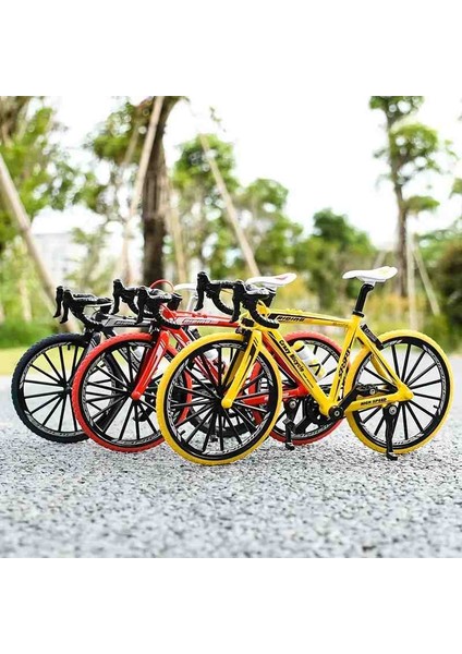 Renkli Metal Bisiklet Minyatür El Yapımı Dekoratif Retro Tasarım Masaüstü Süs Biblo ve Koleksiyon Ürünü fırsatları