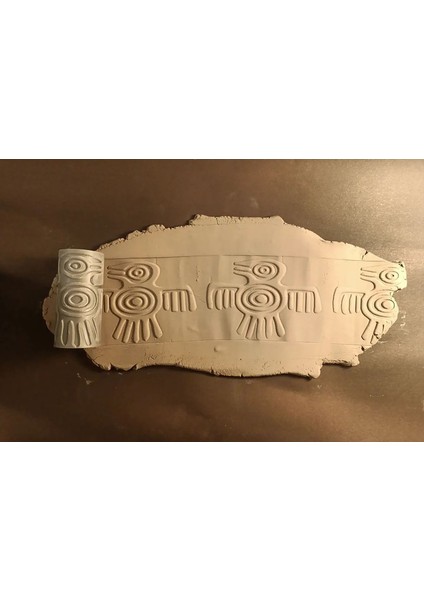 10 cm Antik Desen Silindir Desen Oklavası Mühür Baskı Seramik ve Polimer Kil fiyatları