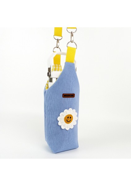 El Yapımı U Model Çiçek Matara Termos Kılıfı Iceflow 0,89