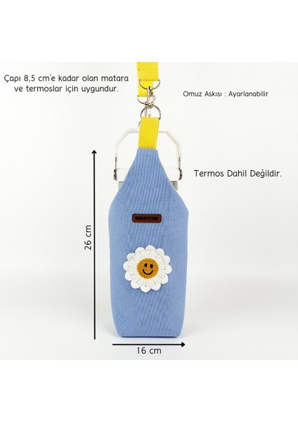 El Yapımı U Model Çiçek Matara Termos Kılıfı Iceflow 0,89 fiyatları