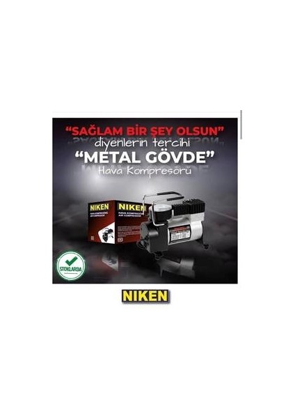 Hava Kompresörü Metal Gövde