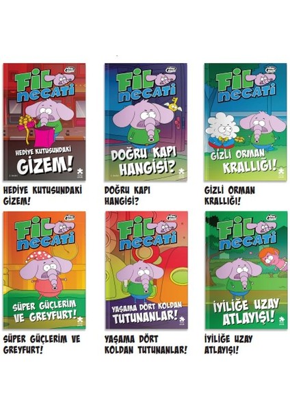 Kral Şakir Fil Necati 6 Kitaplık Set