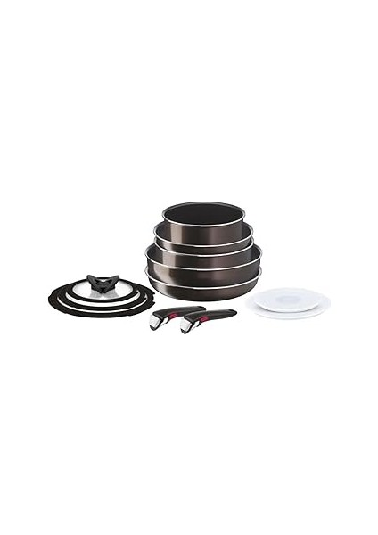Titanyum 2x Ingenio Xl Intense 12 Parça Büyük Tava Tencere Seti - 2100129599