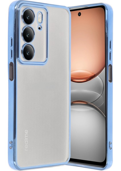 Realme C75 4g Kılıf Razer Lensli Silikon - Açık Mavi Zrnet modelleri