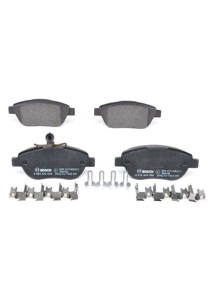 0986TB2961 Ön Balata Doblo 1.3-1.9jtd 07 G.punto 1.3 Mjt 05 Stılo 05 Lınea 07 Bravo 07 Idea 1 Fiş