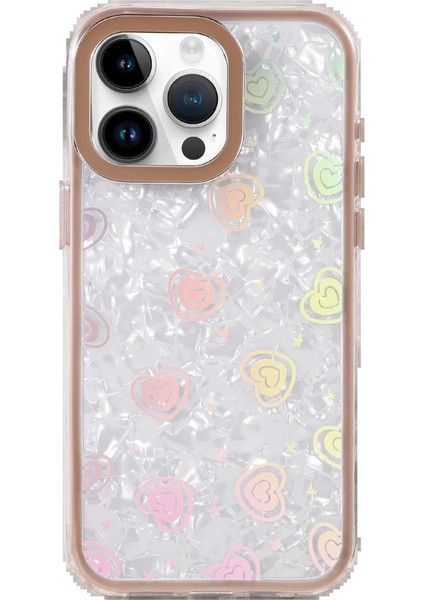 Apple iPhone 14 Pro Max Lumi Desenli Kapak - Çöl Titanyum modelleri