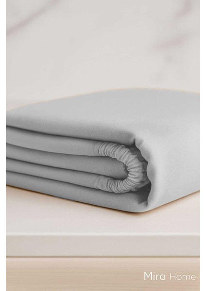 Tek Kişilik Düz Penye &#37;100 Pamuklu Lastikli Çarşaf 100X200 cm Newsheet Gri modelleri