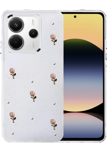 Xiaomi Redmi Note 14 4g Fiyonk Desenli Kapak - Desen 5