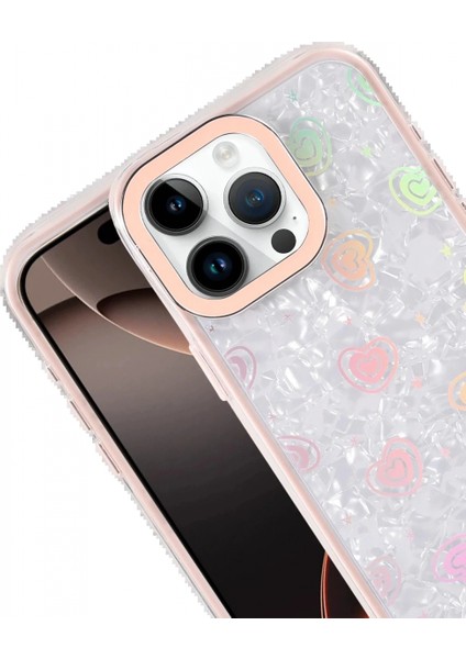 Apple iPhone 15 Lumi Desenli Kapak - Pembe modelleri