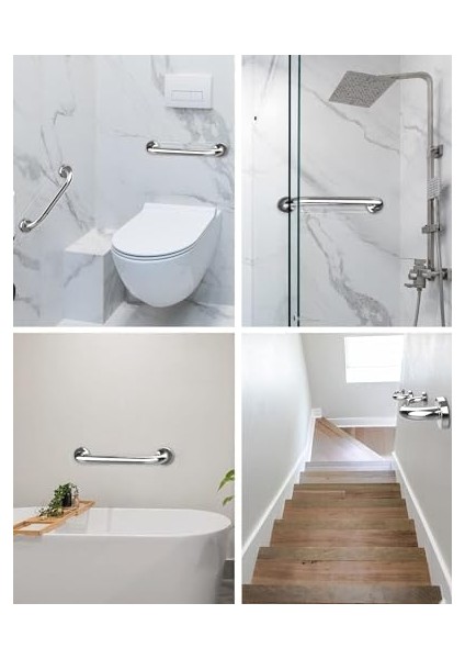 Yaşlı, Bedensel Engelli Tutunma Barı, Hasta Tutunma Barı, Küvet Tutamağı, Krom Kaplama (40CM) fiyatları