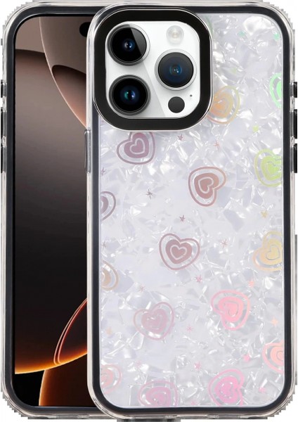 Apple iPhone 16 Pro Lumi Desenli Kapak - Siyah